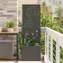 Ghiveci de Grădină cu Panou Decorativ Ruginit 50 x 140 cm GartenMobel Dekor