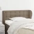 Tăblie de pat cu aripioare negru 93x23x78/88 cm textil GartenMobel Dekor