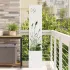 Ghiveci de Grădină cu Panou Decorativ Antracit 32 x 140 cm GartenMobel Dekor