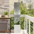 Ghiveci de Grădină cu Panou Decorativ Antracit 32 x 140 cm GartenMobel Dekor