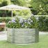 Jardinieră argintiu 510x140x68 cm oțel vopsit electrostatic GartenMobel Dekor