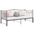 Cadru pat canapea extensibilă, gri, 90x200 cm, metal GartenMobel Dekor