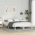 Cadru de pat cu headboard Maro 140 x 210 cm Lemn de brad solid GartenMobel Dekor