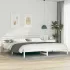 Cadru de pat cu headboard Alb 200 x 210 cm Lemn de brad solid GartenMobel Dekor