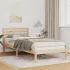 Cadru de pat cu headboard Alb 80 x 220 cm Lemn de brad solid GartenMobel Dekor