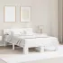 Cadru de pat cu headboard Maro ceruit 160 x 200 cm Lemn de brad GartenMobel Dekor