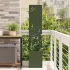 Ghiveci de Grădină cu Panou Decorativ Antracit 32 x 140 cm GartenMobel Dekor