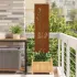 Panou Decorativ de Grădină Ruginit 32 x 140 cm GartenMobel Dekor