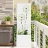 Ghiveci de Grădină cu Panou Decorativ Olivengrønn 50 x 140 cm GartenMobel Dekor
