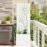 Ghiveci de Grădină cu Panou Decorativ Ruginit 50 x 140 cm GartenMobel Dekor