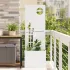 Ghiveci de Grădină cu Panou Decorativ Ruginit 50 x 140 cm GartenMobel Dekor