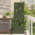 Ghiveci de Grădină cu Panou Decorativ Alb 50 x 140 cm GartenMobel Dekor