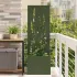 Ghiveci de Grădină cu Panou Decorativ Alb 50 x 140 cm GartenMobel Dekor