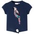 Tricou pentru copii, roz fosforescent, 140 GartenMobel Dekor