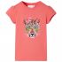 Tricou pentru copii, roz neon, 140 GartenMobel Dekor