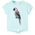 Tricou pentru copii, roz fosforescent, 104 GartenMobel Dekor