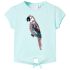 Tricou pentru copii, roz fosforescent, 92 GartenMobel Dekor