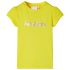 Tricou pentru copii cu mâneci scurte, portocaliu neon, 128 GartenMobel Dekor