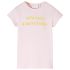 Tricou pentru copii, roz pal, 128 GartenMobel Dekor