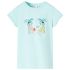 Tricou pentru copii, turcoaz deschis, 140 GartenMobel Dekor