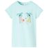 Tricou pentru copii, turcoaz deschis, 140 GartenMobel Dekor