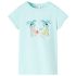 Tricou pentru copii, turcoaz deschis, 140 GartenMobel Dekor