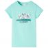 Tricou pentru copii, verde mentă deschis, 128 GartenMobel Dekor