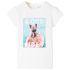 Tricou pentru copii, alb, 128 GartenMobel Dekor