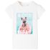 Tricou pentru copii, alb, 128 GartenMobel Dekor