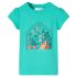 Tricou pentru copii, verde mentă, 104 GartenMobel Dekor