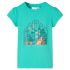 Tricou pentru copii, verde mentă, 104 GartenMobel Dekor