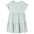 Rochie pentru copii, mâneci cu volane, verde mentă, 116 GartenMobel Dekor