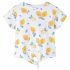 Tricou pentru copii cu tiv tip cravată, ecru, 92 GartenMobel Dekor