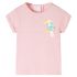 Tricou pentru copii, roz deschis, 128 GartenMobel Dekor