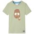 Tricou pentru copii cu mâneci scurte, galben, 92 GartenMobel Dekor