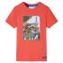 Tricou pentru copii, albastru verzui, 140 GartenMobel Dekor