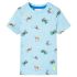 Tricou pentru copii, albastru deschis melanj, 92 GartenMobel Dekor