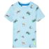 Tricou pentru copii, albastru deschis melanj, 92 GartenMobel Dekor
