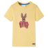 Tricou pentru copii cu mâneci scurte, albastru mediu, 104 GartenMobel Dekor