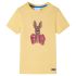 Tricou pentru copii cu mâneci scurte, albastru mediu, 128 GartenMobel Dekor