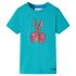 Tricou pentru copii cu mâneci scurte, verde mentă închis, 140 GartenMobel Dekor