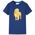 Tricou pentru copii, albastru închis, 104 GartenMobel Dekor