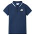 Tricou polo pentru copii, albastru închis, 116 GartenMobel Dekor