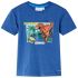 Tricou pentru copii, albastru închis melange, 128 GartenMobel Dekor