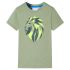 Tricou pentru copii, kaki deschis, 140 GartenMobel Dekor
