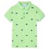 Tricou polo pentru copii, verde neon, 140 GartenMobel Dekor