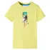 Tricou pentru copii, galben, 128 GartenMobel Dekor