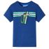 Tricou pentru copii, albastru închis melanj, 128 GartenMobel Dekor