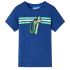 Tricou pentru copii, albastru închis melanj, 128 GartenMobel Dekor