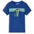 Tricou pentru copii, albastru închis melanj, 128 GartenMobel Dekor